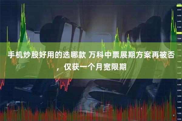 手机炒股好用的选哪款 万科中票展期方案再被否，仅获一个月宽限期